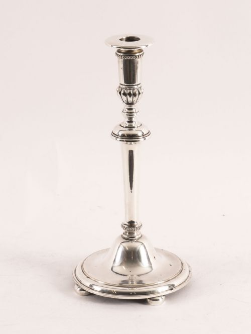 fig 1. Antique Set 4 Silver Plated Candlesticks by Gibbons of Wolverhampton C1900