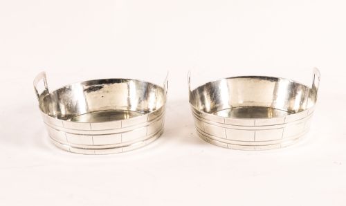 ANTIQUE PAIR VICTORIAN STERLING SILVER BUTTER DISHES DATED 1890 19TH C - ADDITIONAL PHOTO 5