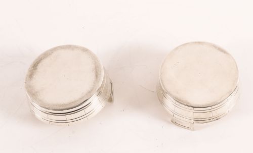 ANTIQUE PAIR VICTORIAN STERLING SILVER BUTTER DISHES DATED 1890 19TH C - ADDITIONAL PHOTO 13