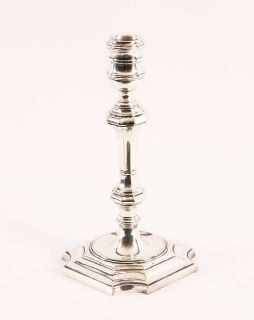 ANTIQUE PAIR LSILVER PLATED CANDLESTICKS BY ELKINTON CO C1920 - ADDITIONAL PHOTO 5