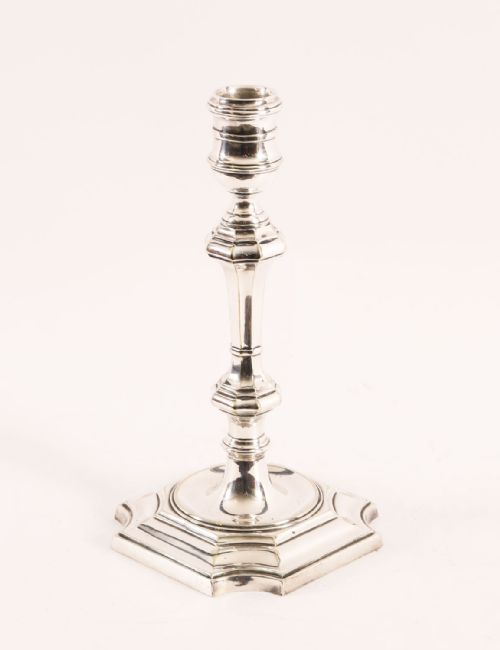 ANTIQUE PAIR LSILVER PLATED CANDLESTICKS BY ELKINTON CO C1920 - ADDITIONAL PHOTO 7