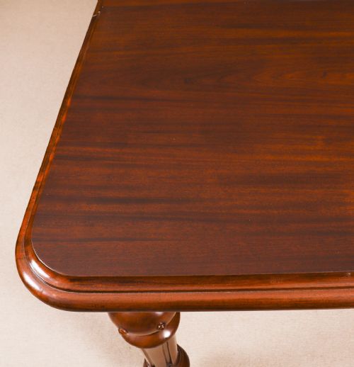 ANTIQUE 8FT VICTORIAN FLAME MAHOGANY EXTENDING DINING TABLE C1870 - ADDITIONAL PHOTO 10