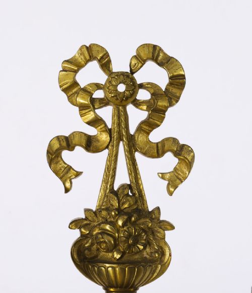 fig 3. Antique Pair of French Louis Revival 2 Branch Ormolu Wall Lights C1860