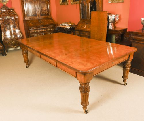 fig 5. Antique 10ft Victorian Pollard Oak Extending Dining Table 19th Century