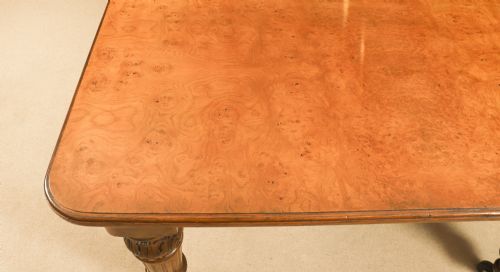 fig 8. Antique 10ft Victorian Pollard Oak Extending Dining Table 19th Century