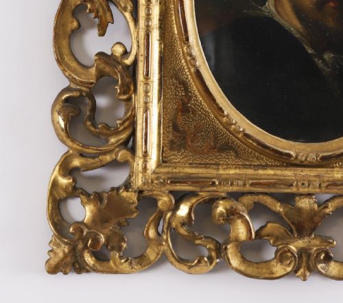 fig 5. Antique Pair Self Portraits Rubens & Titian Florentine Frames 19th C