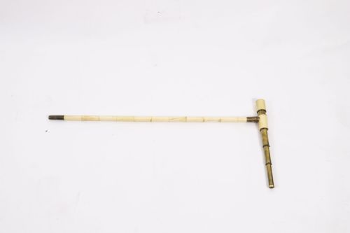 ANTIQUE ENGLISH BONE TELESCOPE WALKING STICK CANE CIRCA 1885 92CM36 INCHES - ADDITIONAL PHOTO 5