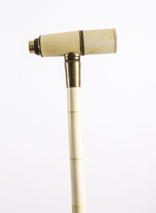 ANTIQUE ENGLISH BONE TELESCOPE WALKING STICK CANE CIRCA 1885 92CM36 INCHES - ADDITIONAL PHOTO 9