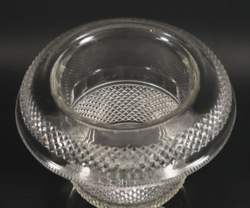 ANTIQUE ENGLISH REGENCY CUT CRYSTAL WINE CHAMPAGNE COOLER CIRCA 1810 - ADDITIONAL PHOTO 3