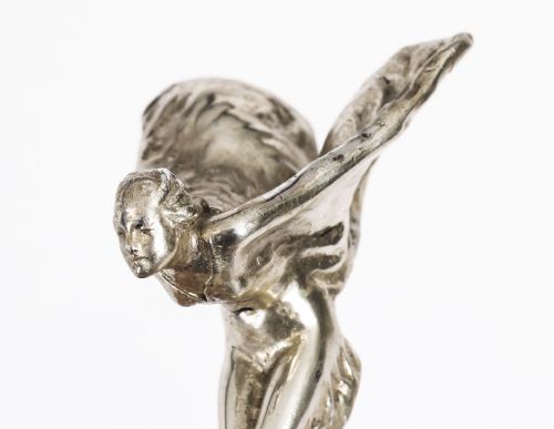 fig 3. Antique Rolls Royce Spirit of Ecstasy Mascot Signed Circa 1920