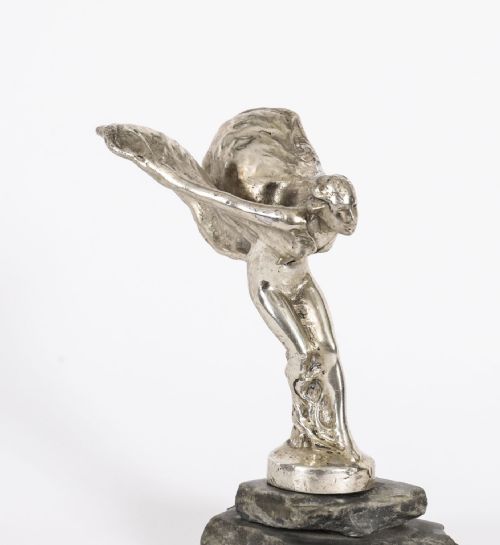 fig 5. Antique Rolls Royce Spirit of Ecstasy Mascot Signed Circa 1920