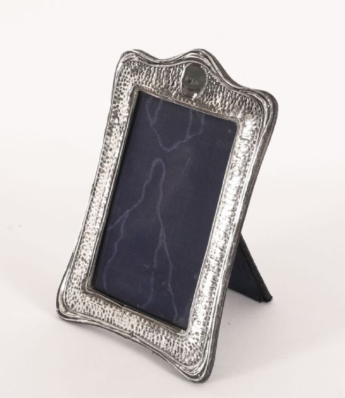 fig 1. Antique Sterling Silver Photo Frame Henry Mathews Birmingham 1905 20cm x 14cm