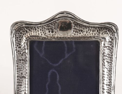 fig 2. Antique Sterling Silver Photo Frame Henry Mathews Birmingham 1905 20cm x 14cm