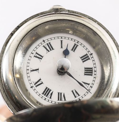 ANTIQUE SILVER SNAKEWOOD WATCH OPERA CANE WALKING STICK 19TH C 87CM 342INCH - ADDITIONAL PHOTO 8