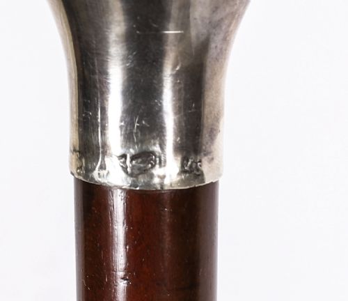 ANTIQUE SILVER SNAKEWOOD WATCH OPERA CANE WALKING STICK 19TH C 87CM 342INCH - ADDITIONAL PHOTO 11