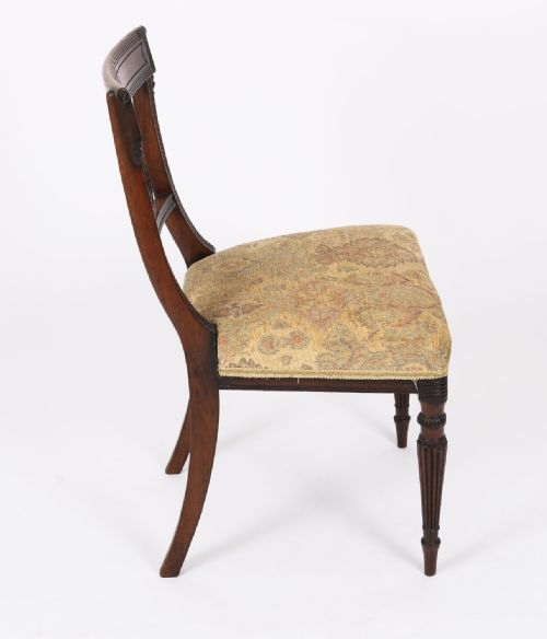 fig 4. Antique Set 8 Regency Period Scottish Dining Chairs C1820 19th Century