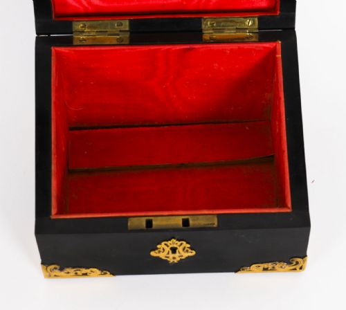 fig 5. Antique Victorian Sevres & Ormolu Mounted Jewellery Casket 19th C