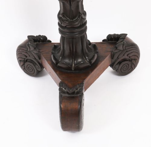 ANTIQUE WILLIAM IV GONALO ALVES TRIPOD MUSIC STAND C1830 19TH CENTURY - ADDITIONAL PHOTO 13