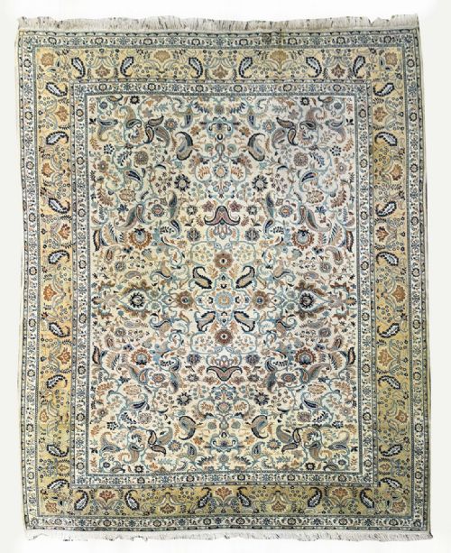 ANTIQUE LARGE 100 WOOL TABRIZ PERSIAN RUG CARPET 390X310CM 13FTX10FT - ADDITIONAL PHOTO 1