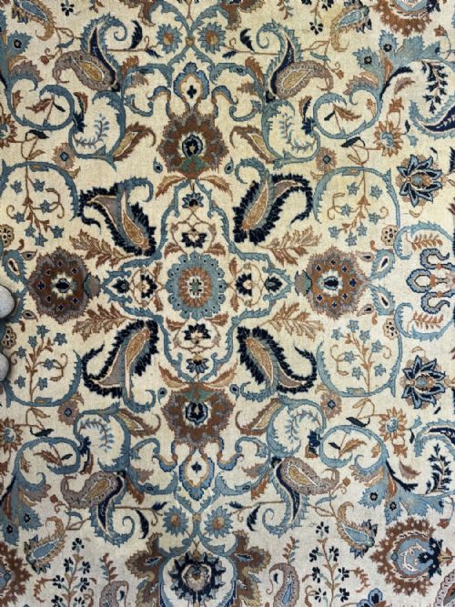 ANTIQUE LARGE 100 WOOL TABRIZ PERSIAN RUG CARPET 390X310CM 13FTX10FT - ADDITIONAL PHOTO 2