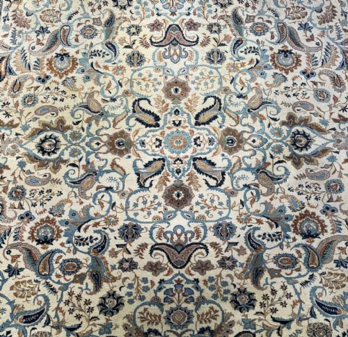 ANTIQUE LARGE 100 WOOL TABRIZ PERSIAN RUG CARPET 390X310CM 13FTX10FT - ADDITIONAL PHOTO 3