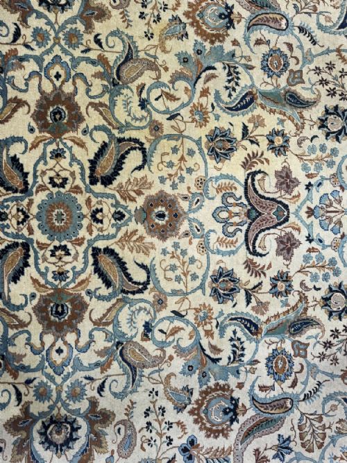 ANTIQUE LARGE 100 WOOL TABRIZ PERSIAN RUG CARPET 390X310CM 13FTX10FT - ADDITIONAL PHOTO 4