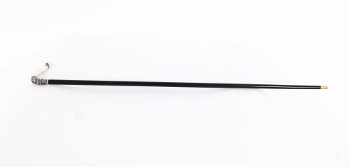 fig 1. Antique Chinese Silver Dragon Walking Stick Cane C1880 92cms 36inches