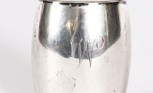 ANTIQUE GEORGE V SILVER CRUET SET WILLIAM NEALE SON 1934 - ADDITIONAL PHOTO 10