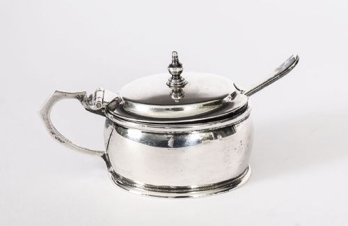 ANTIQUE GEORGE V SILVER CRUET SET WILLIAM NEALE SON 1934 - ADDITIONAL PHOTO 15