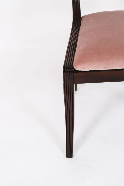 fig 3. Antique Set 12 Regency Bar Back Dining Chairs C1830 19th C