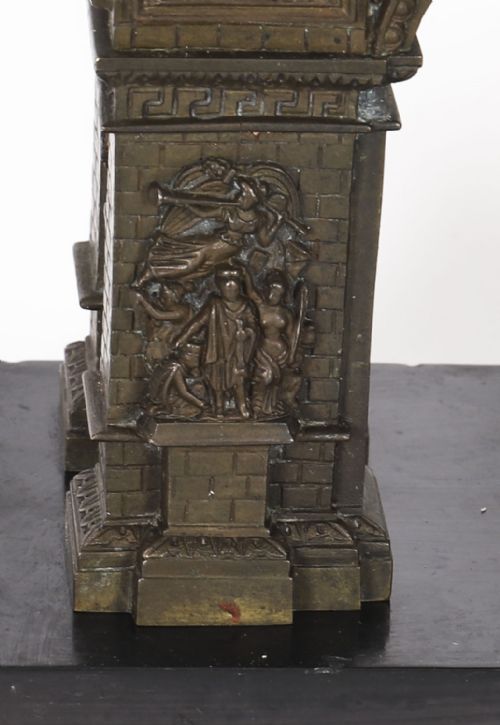 ANTIQUE FRENCH BRONZE GRAND TOUR MODEL OF THE ARC DE TRIOMPHE 19TH C - ADDITIONAL PHOTO 5