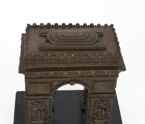 ANTIQUE FRENCH BRONZE GRAND TOUR MODEL OF THE ARC DE TRIOMPHE 19TH C - ADDITIONAL PHOTO 10