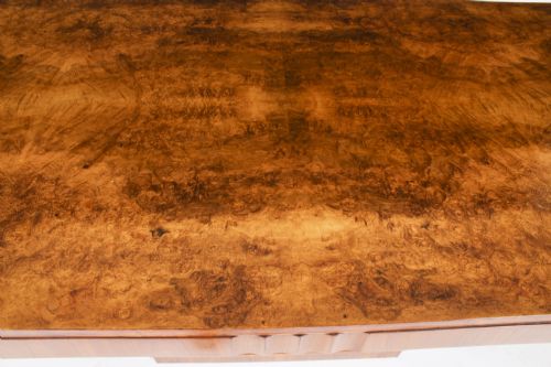 fig 4. Antique Art Deco Epstein Burr Walnut Dining Table C1930