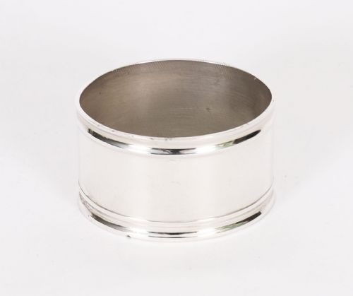 fig 1. Antique Set of 6 Victorian Silver Plate Napkin Rings Late 19th C