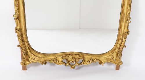 fig 2. Antique French Rococo Giltwood Wall Mirror c.1840 19th C 168 x 130cm