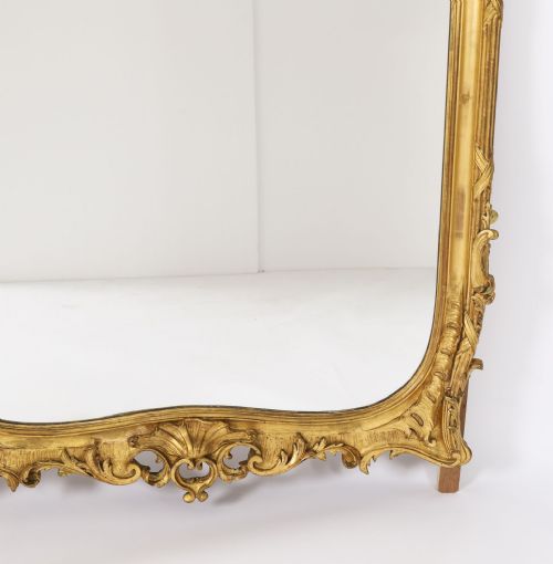 fig 7. Antique French Rococo Giltwood Wall Mirror c.1840 19th C 168 x 130cm