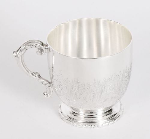 fig 9. Antique English Punch Bowl Set / Wine Champagne cooler Circa 1920