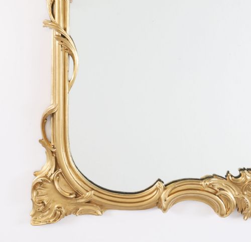 fig 2. Antique George III Revival Giltwood Mirror 19th Century 100x102cm