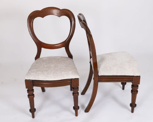 ANTIQUE SET 18 VICTORIAN DINING CHAIRS C1880 19TH CENTURY - ADDITIONAL PHOTO 1