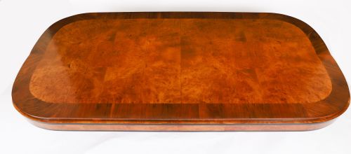 fig 2. Antique Art Deco Burr Walnut Coffee Table Circa 1920