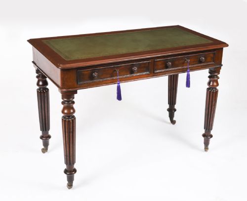 Antique Victorian Writing Table Gillows 19th Century 100x46cm