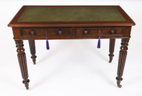 fig 1. Antique Victorian Writing Table Gillows 19th Century 100x46cm