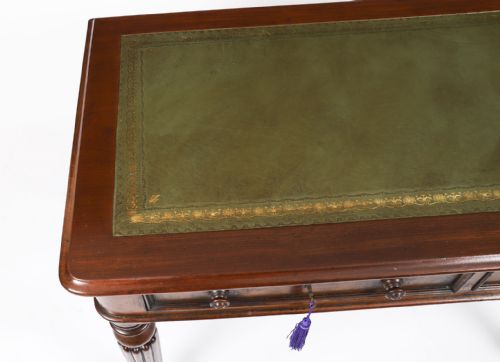 fig 3. Antique Victorian Writing Table Gillows 19th Century 100x46cm