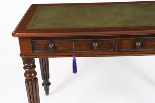 fig 4. Antique Victorian Writing Table Gillows 19th Century 100x46cm