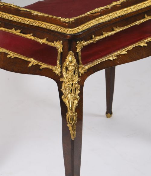 ANTIQUE FRENCH ORMOLU MOUNTED BIJOUTERIE DISPLAY TABLE 19TH CENTURY - ADDITIONAL PHOTO 11