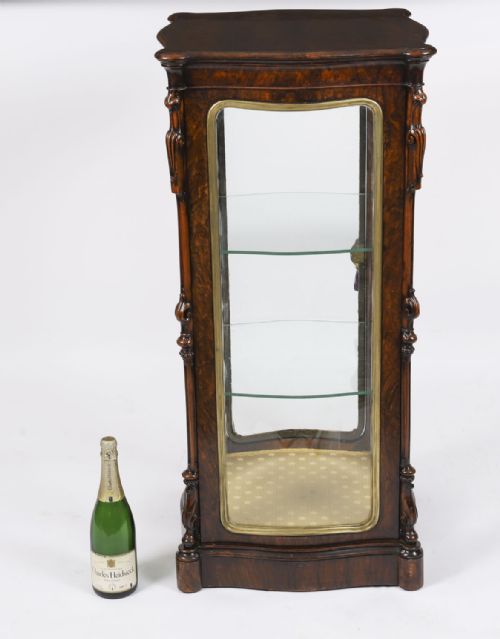 ANTIQUE ORMOLU MOUNTED VITRINE DISPLAY CABINET C1880 19TH CENTURY - ADDITIONAL PHOTO 13