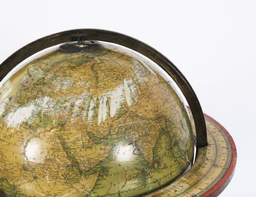 ANTIQUE VICTORIAN TERRESTRIAL 12INCH TABLE GLOBE BY MALBY'S19TH C - ADDITIONAL PHOTO 8