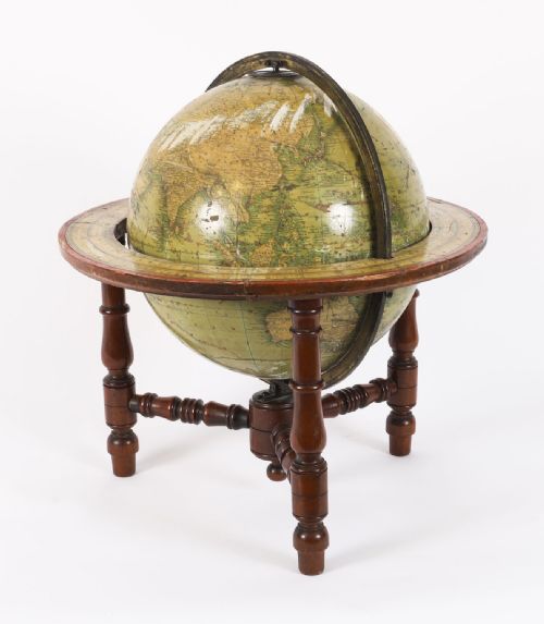 ANTIQUE VICTORIAN TERRESTRIAL 12INCH TABLE GLOBE BY MALBY'S19TH C - ADDITIONAL PHOTO 17