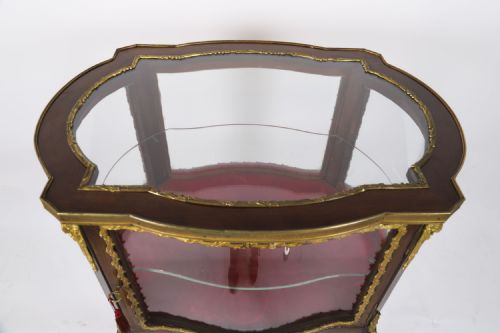 ANTIQUE ORMOLU MOUNTED BIJOUTERIE DISPLAY CABINET 19TH CENTURY - ADDITIONAL PHOTO 7