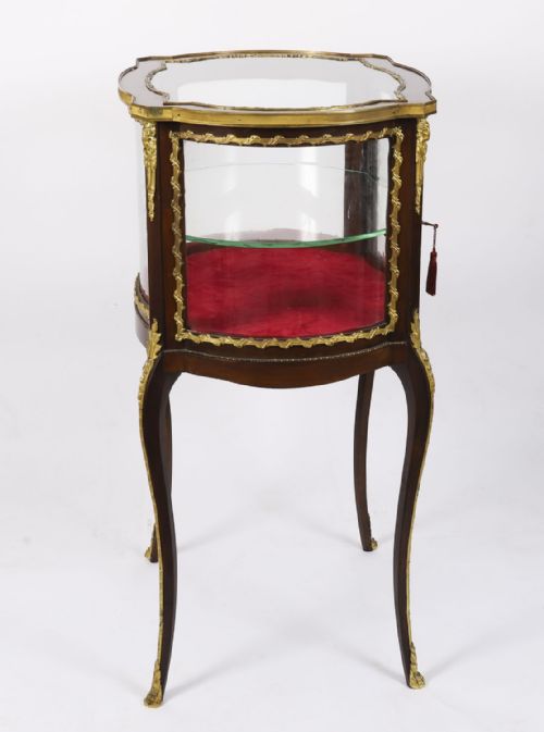 ANTIQUE ORMOLU MOUNTED BIJOUTERIE DISPLAY CABINET 19TH CENTURY - ADDITIONAL PHOTO 10